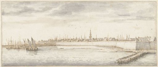 View of Flushing, seen from the Scheldt