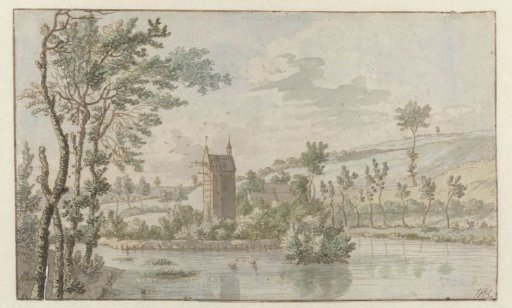Landscape with Huis Kluys, near Brussels