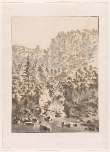 Waterfall in the Chartreuse Mountains