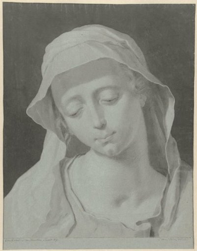 Head of a veiled woman