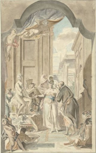Pallas Athena in the studio of Prometheus