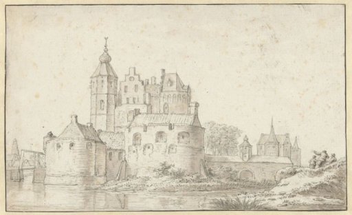 View of a Castle near a City