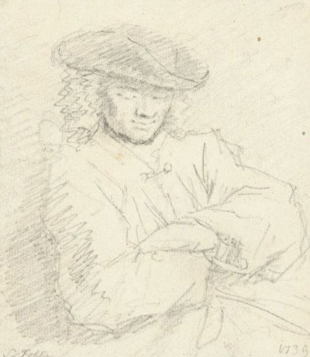 Portrait of a man, seated