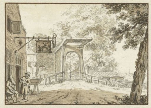 Inn before a bridge