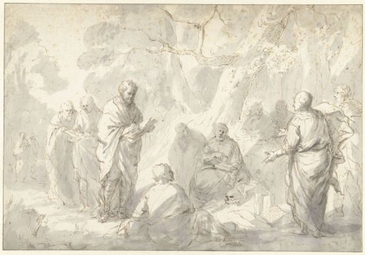 Philosophers Debating the Transmigration of Souls