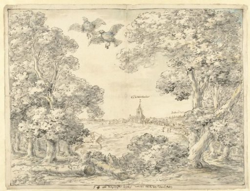 View of Zoeterwoude and the Lammerschans, 1574