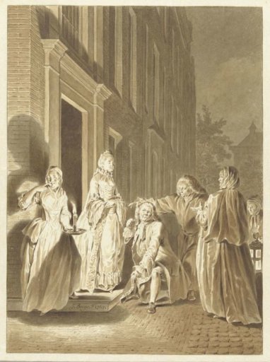 Scene from Lubbert Lubbertse, or the Ennobled Farmer