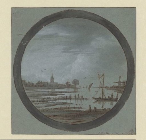 River with ships