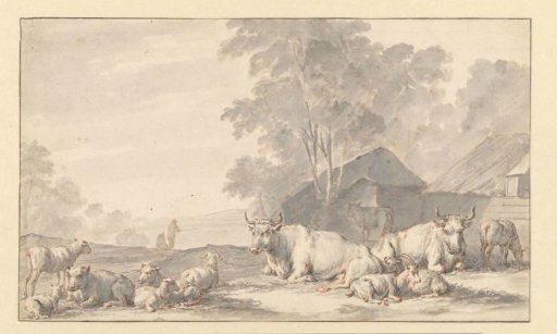 Landscape with cattle