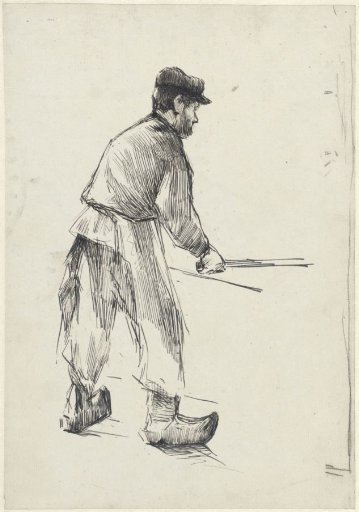 Worker in the Cotton Dyeing Works