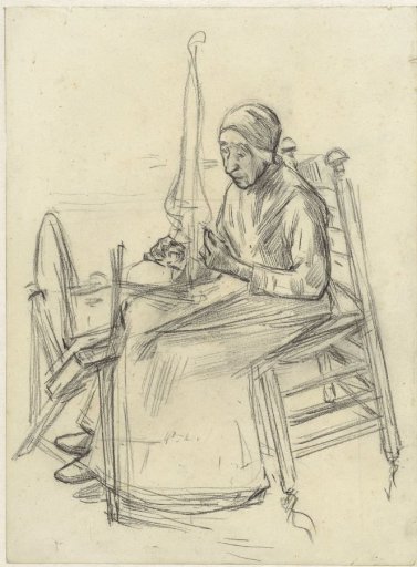 Spinning woman