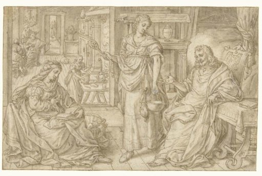 Christ in the House of Martha and Mary