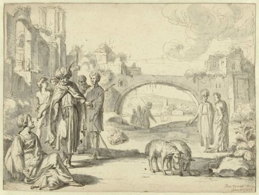 Laban Searching for his Stolen Household Gods