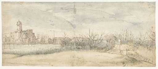 View of Crayenhof Castle in Zwijndrecht, 1606