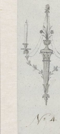 Design for a candelabrum (No. 4)