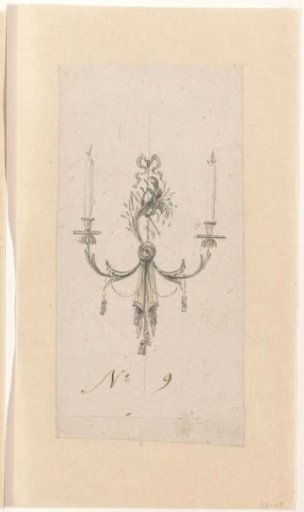 Design for a candelabrum (No. 9)