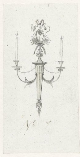 Design for a candelabrum (No. 7)