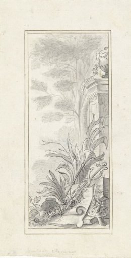 Design for a Room Decoration: Attributes of Mercury, for the Afternoon