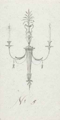 Design for a candelabrum (No. 5)