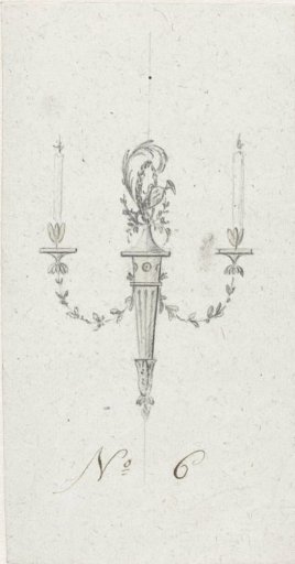 Design for a candelabrum (No. 6)