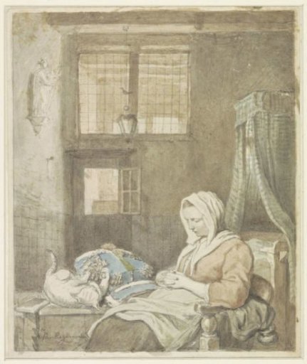 The sleeping lacemaker