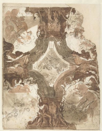 Design for a ceiling with five panels