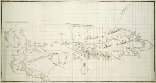 Map of the Southern part of the Cape from St Helena Bay to the Great Fish River