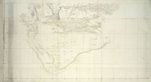 Map of the Southern Part of South Africa