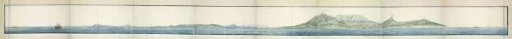 Panorama of Cape Town and Environs, Seen from the Sea