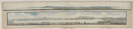 Panorama of the Orange River at the so-called "Oranjepoort"