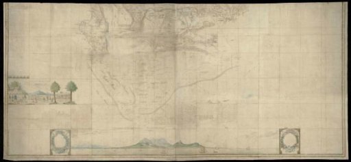 Lower (southern) half of Gordon's great map of Southern Africa