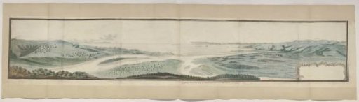 Panorama of Plettenberg Bay, seen from an elevation at the mouth of the Keurbooms River
