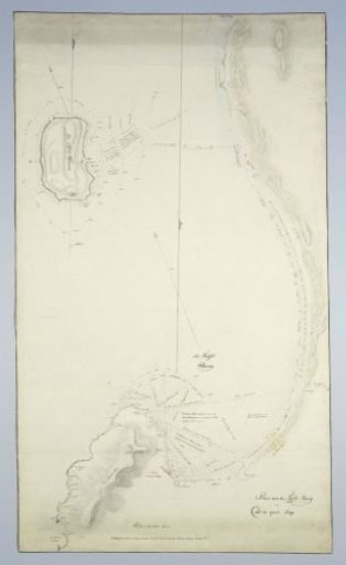 Map of Table Bay and Robben Island