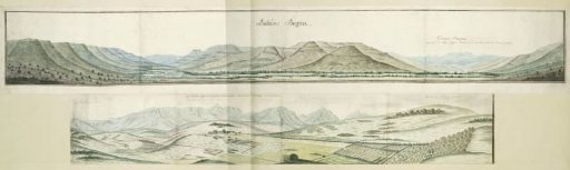 Panorama of the Bidouw- and Cuinjis Mountains