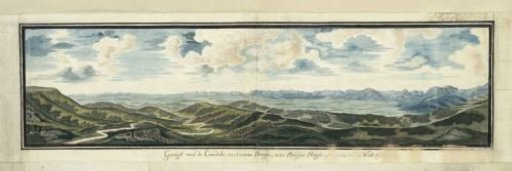 Panorama of Camdbo and the Sneeuberg Mountains, see from Bruintjeshoogte
