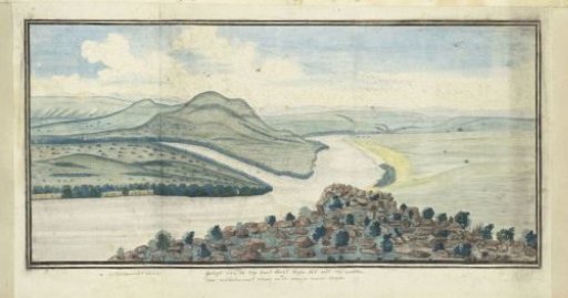 The confluence of the Caledon and Orange Rivers, seen from the south-west