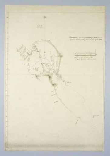 Map of Saldanha Bay, with part of the coast