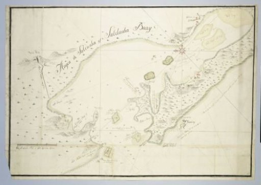 Map of Saldanha Bay and immediate surroundings