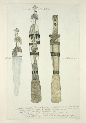 A Tswana or Kora Knife with its Sheath