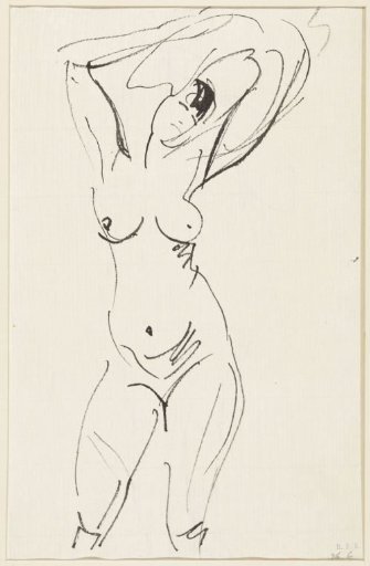 Standing Female Nude