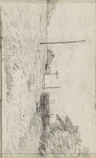 House, possibly a farm, in the countryside