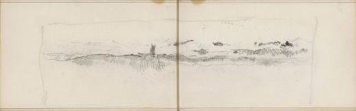 Landscape with trees and bushes