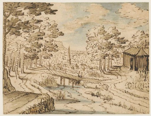 Landscape with bridge