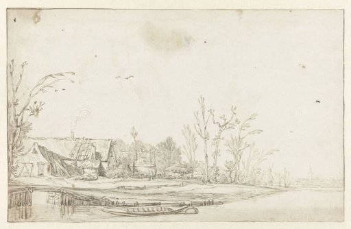 Farmhouses by the water
