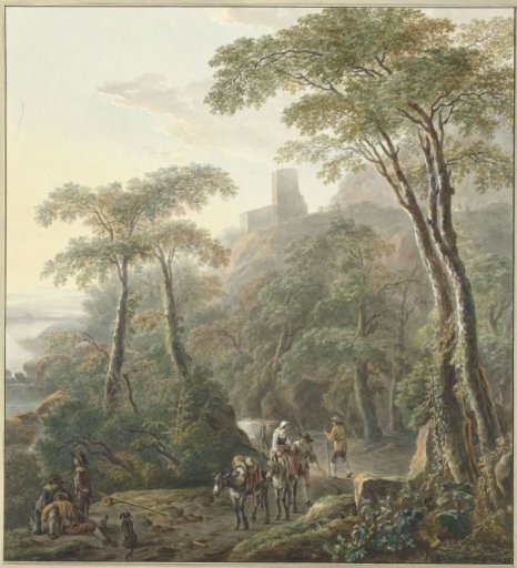 Landscape with shepherds and a milkmaid