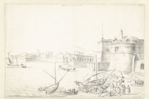 View of the castle of Civitavecchia