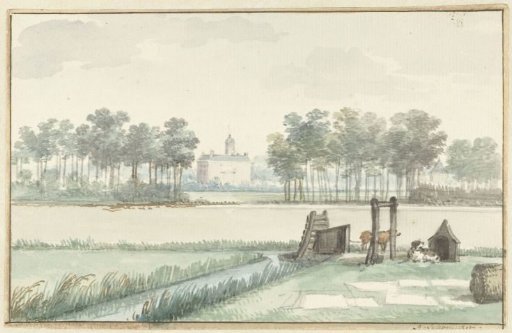 The castle Ter Hooge on Walcheren