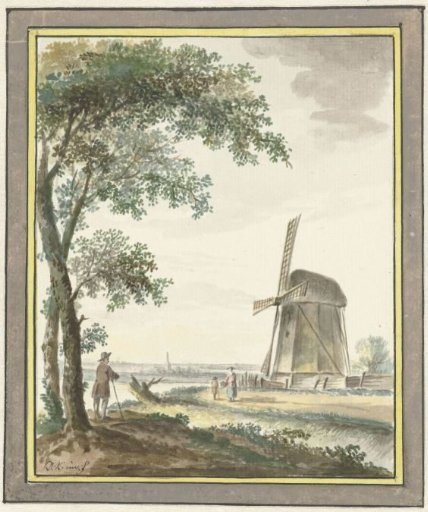 Landscape with a mill