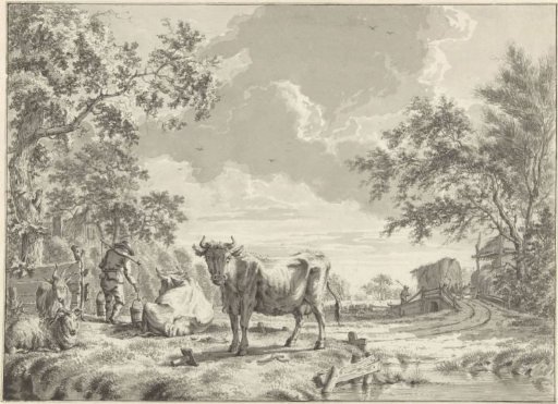 Landscape with cattle