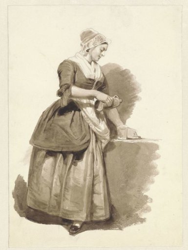 Young woman pouring a glass from a jug